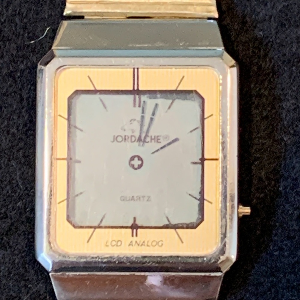 Vintage Jordache LCD Working Watch.